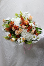 Load image into Gallery viewer, Peach, Orange, and White